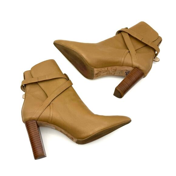 Paige Camille Leather Boot Tan Size 8.5 - Picture 8 of 16